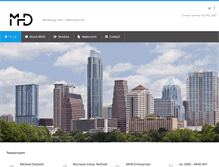 Tablet Screenshot of mhdenterprises.com